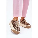 Boto Sneakers On Massive Platform Smooth Beige Tirvanis Cijene