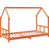 The Living Store Posteljni okvir voščeno rjav 90x190 cm trdna borovina - Otroški Posteljni Okvir, (21625183) | Shoptok.si
