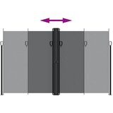  Bočna tenda na uvlačenje crna 200x1000 cm | shoptok.hr