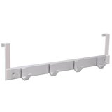 SIRO Obešalnik za vrata (Do x V: 486 x 126 mm, Število kaveljčkov: 4 kos) | Shoptok.si