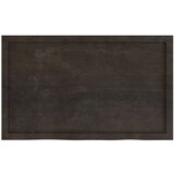 Stolna ploča tamnosiva 100x60x4 cm obrađena masivna hrastovina | shoptok.hr