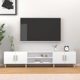 The Living Store TV omarica bela 180x31,5x40 cm inženirski les - TV Omarica, (21375350) Cene