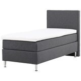 Venture Home kontinentalni krevet Toledo 200 × 66 × 90 cm, tamnosiva | shoptok.hr