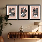 WALLXPERT Ukrasne slike uokvirene, 38x53cm, 3 komada, šarene | Eponuda.ba