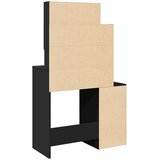  Toaletni stolić s ormarićem crni 80x35x132 cm | shoptok.hr