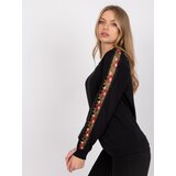 RUE PARIS Sweatshirt-RV-BL-7458.16-black | Shoptok.si