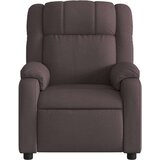 vidaXL Električni naslanjač temno rjavo blago, (20928083) | Shoptok.si