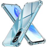 Techsuit Shockproof Clear Silicone prozorna maskica odporna na udarce za Honor 90 Lite | Shoptok.si