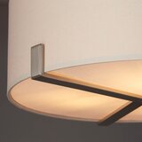  Endon 95834 - Luster na štapu HAYFIELD 3xE27/40W/230V mat hrom/bež | Eponuda.com