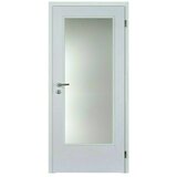 DOORNITE Sobna vrata sa staklom (850 x 2.000 mm, DIN graničnik: Desno, Bijele boje, Središnji položaj: Saće) Cijene