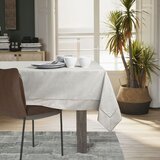 AmeliaHome Stolnjak Gaia s manšetom i obrubom 140x340 cm, ecru | shoptok.hr