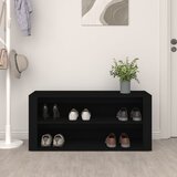  Stalak za cipele crni 100 x 35 x 45 cm od konstruiranog drva | shoptok.hr