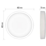  Pametna LED svetilka GoSmart, vgradna, okrogla, 30W, CCT, z možnostjo zatemnitve, WiFi | Shoptok.si