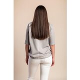Fenzy Pamučni Top Većih Veličina Sa Šljokicama, Sivi | shoptok.hr