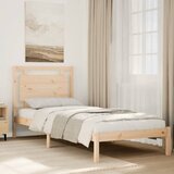  Dugi okvir kreveta bez madraca bijeli 100 x 210 cm masivno drvo | Eponuda.com