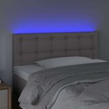  Posteljno vzglavje sivo 100x5x78/88 cm umetno usnje, (20738295) | Shoptok.si
