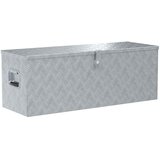 Aluminijska kutija 110,5 x 38,5 x 40 cm srebrna | shoptok.hr