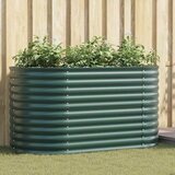  Povišena gredica Zelena 160 x 80 x 81 cm Čelik | shoptok.hr