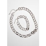 Urban Classics basic set of necklace and bracelet - silver color | ePonuda.com
