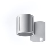 Nice Lamps Siva stenska svetilka Vulco – Cene