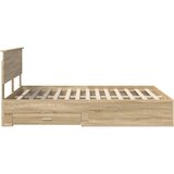  Konstrukcija postelje Sonoma hrast 150 x 200 cm Konstruiran les, (5000103818) | Shoptok.si
