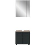 MID.YOU Kopalnica Ice, Črna, Barva Hrasta, 2-Delna | Shoptok.si