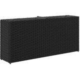  Vrtne sadilice s 2 posude 2 kom crne 90 x 20 x 40 cm poliratan | Eponuda.ba