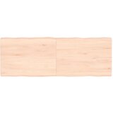 vidaXL Stolna ploča 140 x 50 x (2-4) cm od hrastovine sa živim rubom Cijene