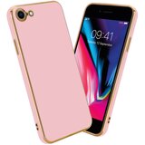Cadorabo Ohišje, združljiv z Apple v sijajnem roza barvi - Zaščitni pokrov iz fleksibilnega silikona TPU in z zaščito pred kamero, (20593562) | Shoptok.si