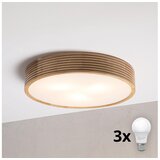 Brilagi LED plafonsko svetlo CARVALHO MODERN 3xE27/60W/230V prečnik 47,5 cm hrast Cene