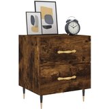  Noćni ormarić boja hrasta 40x35x47,5 cm od konstruiranog drva | shoptok.hr