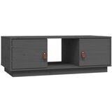 Maison Chic Klubska mizica - kavna mizica - Nizka mizica siva 100x50x35 cm trdna borovina, (21753225) Cene