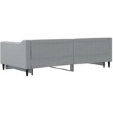  Dnevni krevet na razvlačenje svjetlosivi 100x200 cm od tkanine | shoptok.hr