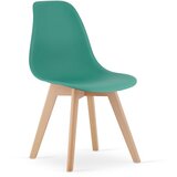  KITO stolica zelena / prirodne noge x 2 | shoptok.hr