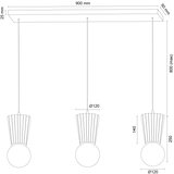  Argon 6357 - Kupatilski luster na sajli VOLANTE 3xG9/6W/230V IP44 bež | Eponuda.com