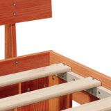  Konstrukcija postelje z vzglavjem Voskast rjav 160 x 200 cm, (5000127112) | Shoptok.si