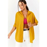 armonika Shirt - Yellow - Oversize Cene