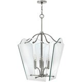 Elstead Lighting Elstead Wingate 6-lučna velika stropna viseča svetilka, polirani starinski nikelj, E14, (22098095) | Shoptok.si