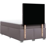  s oprugama i madracem sivi 120x190 cm od umjetne kože | shoptok.hr