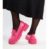 Gemre Dark pink loafers with a buckle Lasima | Shoptok.si