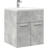 vidaXL Kopalniška omarica za umivalnik Betonsko siva 41x38,5x46 cm | Shoptok.si