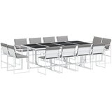  13-dijelni vrtni blagovaonski set s jastucima bijeli tekstilena | Eponuda.com