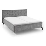 Meise Möbel Sivi tapecirani bračni krevet 180x200 cm Alicante – Cijene