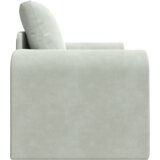 vidaXL podna sofa krevet 2-u-1 svjetlosiva 98x71x83 cm baršun | shoptok.hr