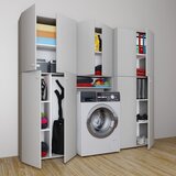 MID.YOU Večnamenska Omara Lona, Siva | Shoptok.si