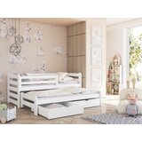  dječji krevet Senso s dodatnim krevetom i ladicom - bijeli - 180*80 cm | shoptok.hr
