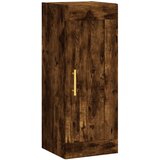 Maison Chic Stenska omarica - Zidna omarica dimljeni hrast 34,5x34x90 cm inženirski les iu168, (22062479) Cene