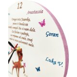  Personalizirani sat za tetu u vrtiću Š1796 | shoptok.hr