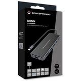 Conceptronic Notebook Dock - DONN15G (Ulaz: USB-C, Izlaz: 2xHDMI+VGA+USB-C PD:100W+3xUSB-A+RJ-45+SD/TF+AUX) | shoptok.hr