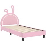  za djecu s uzglavljem Ružičasta 80 x 200 cm PU | shoptok.hr